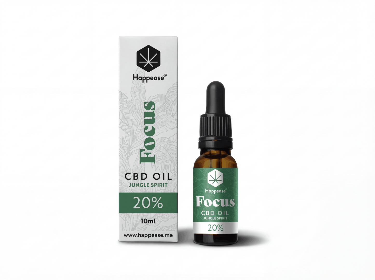 Happease CBD Olej 20% - Focus Jungle Spirit (10ml)