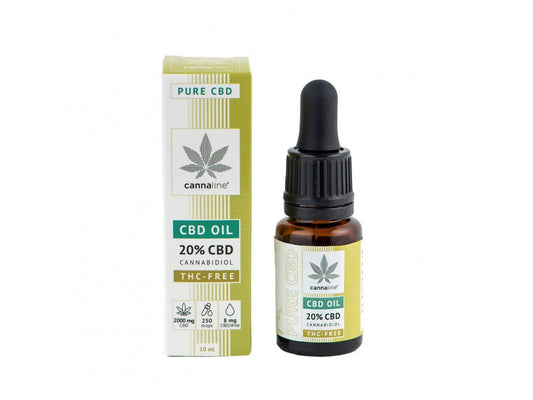 CANNALINE CBD Konopný olej BEZ THC 20%, 2000 mg, 10 ml