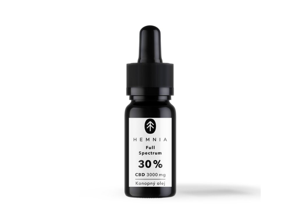 Hemnia Full Spectrum CBD Konopný olej 30%, 3000 mg, 10 ml