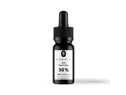 Hemnia Full Spectrum CBD Konopný olej 30%, 3000 mg, 10 ml