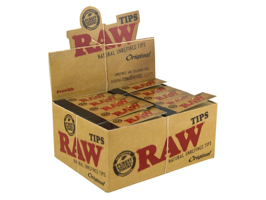 RAW Original Tips nebělené filtry