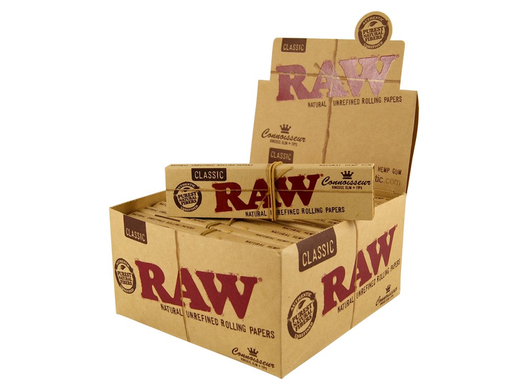 RAW Papers Connoisseur King Size papírky s filtry