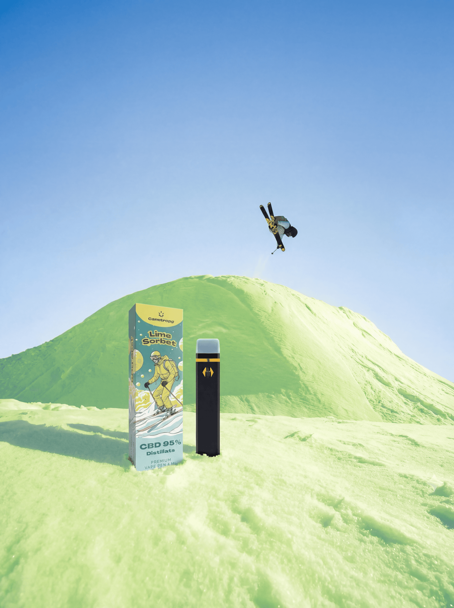 CBD Vape Pen Lime Sorbet, CBD 95 %, 1 ml