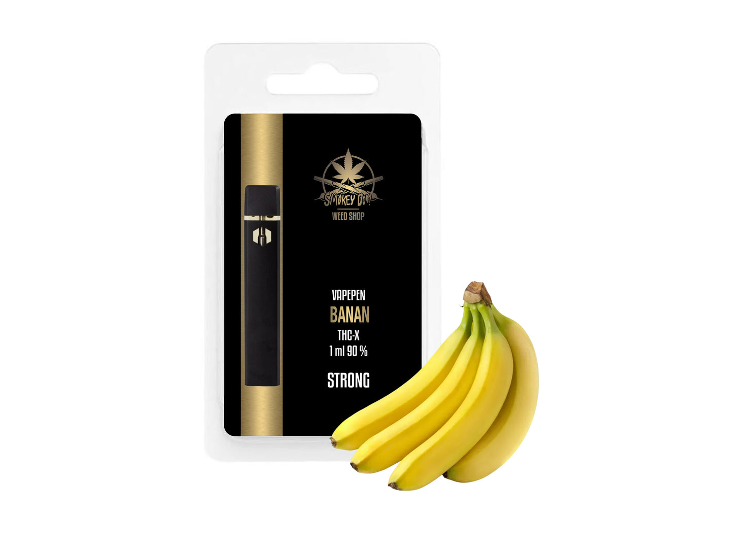 THC-X Vape 90 % 1 ml Banana Kush