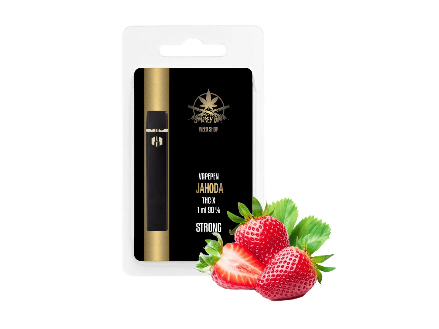 THC-X Vape 90 % 1 ml Sparkle Strawberry