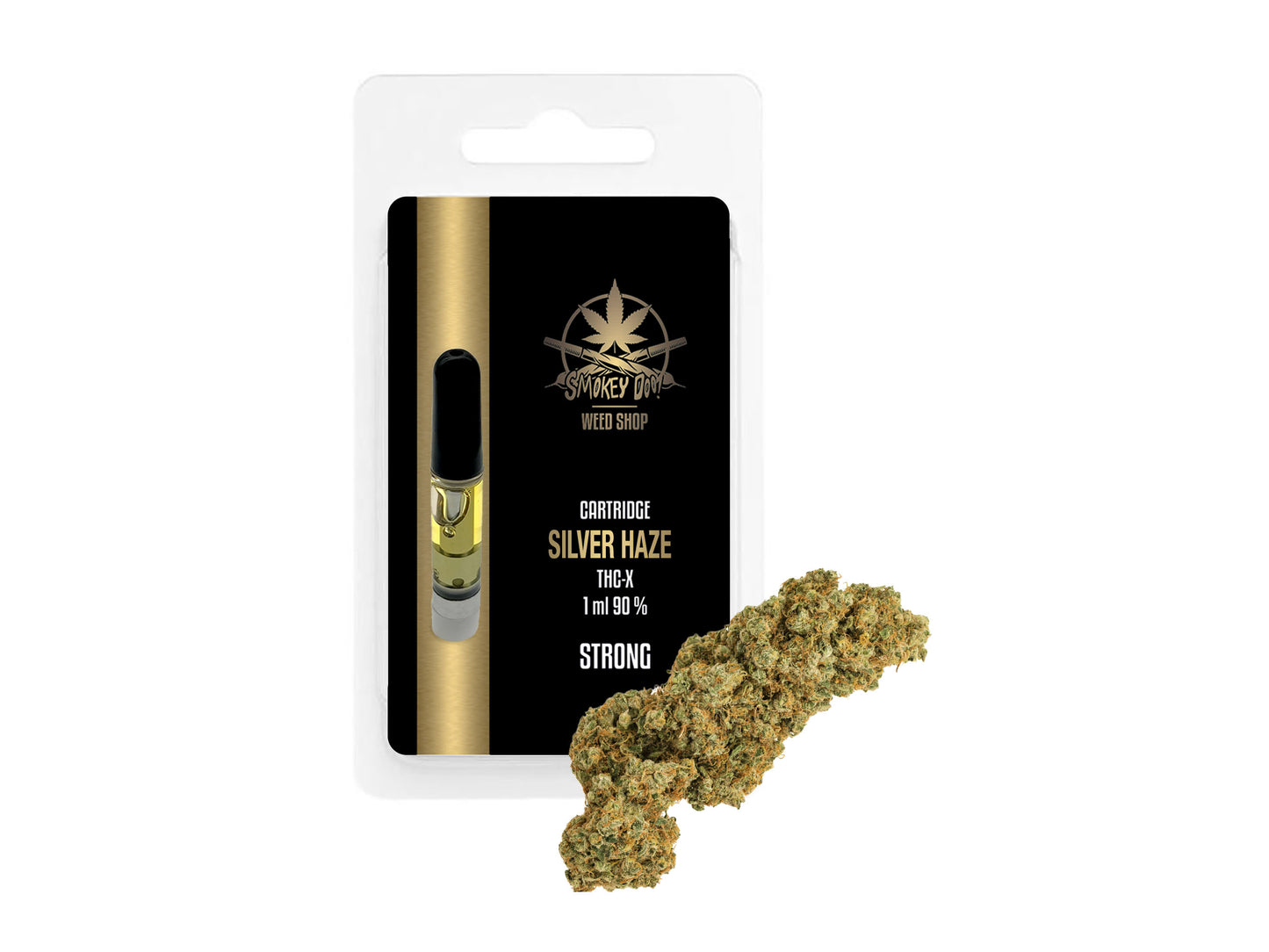 THC-X Cartridge 90% 1ml Super Silver Haze