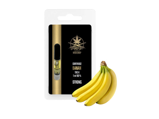 THC-X Cartridge 90% 1ml Banana Kush