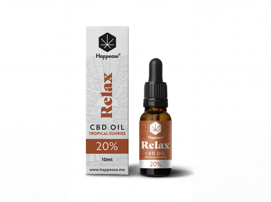 Happease CBD Olej 20% - Relax Tropical Sunrise (10ml)