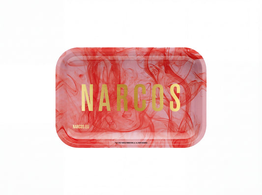 Narcos Metal Rolling Tray Pink Edition, medium