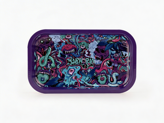 Euphoria Metal Rolling Tray Psychedelic