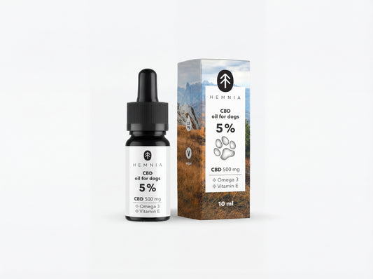 Hemnia CBD oil for dogs 5 %, 500 mg, 10 ml