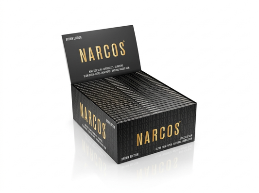 Narcos Brown Edition King Size Slim Rolling Papers