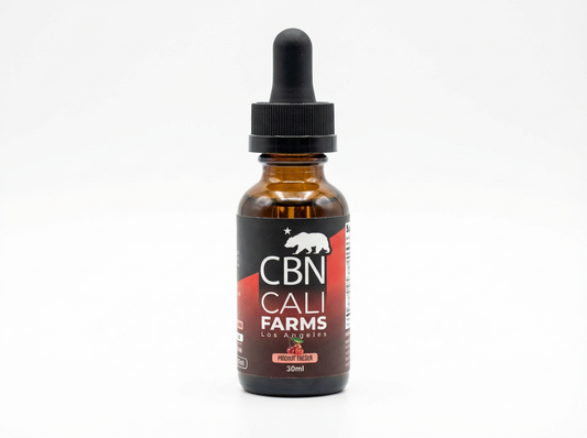 CaliFarms CBD OLEJ 2000 mg + CBN 500 mg příchuť třešeň 30 ML (na spánek)