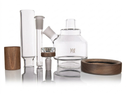 MJ Arsenal Palisade Water Pipe (Alpine Series) - Clear/Wood