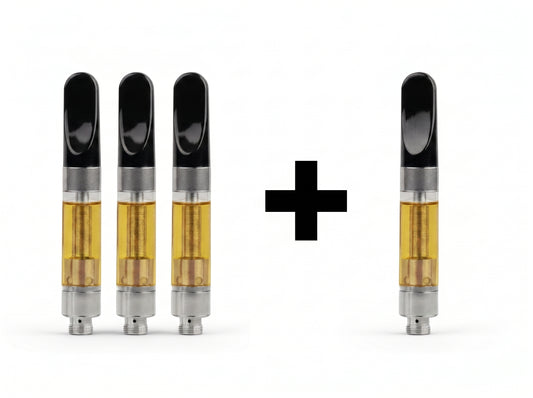 3+1 ZDARMA THC-X Cartridge (Vlastní MIX)