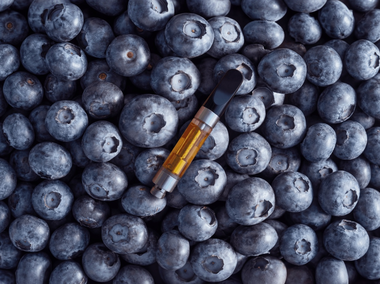 THC-X Cartridge 90% 1ml Blueberry Cookies