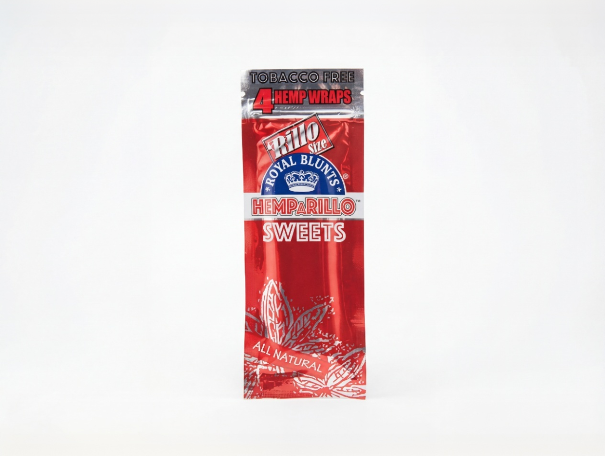 Royal Blunts Hemparillo Hemp Blunts Sweets 4ks